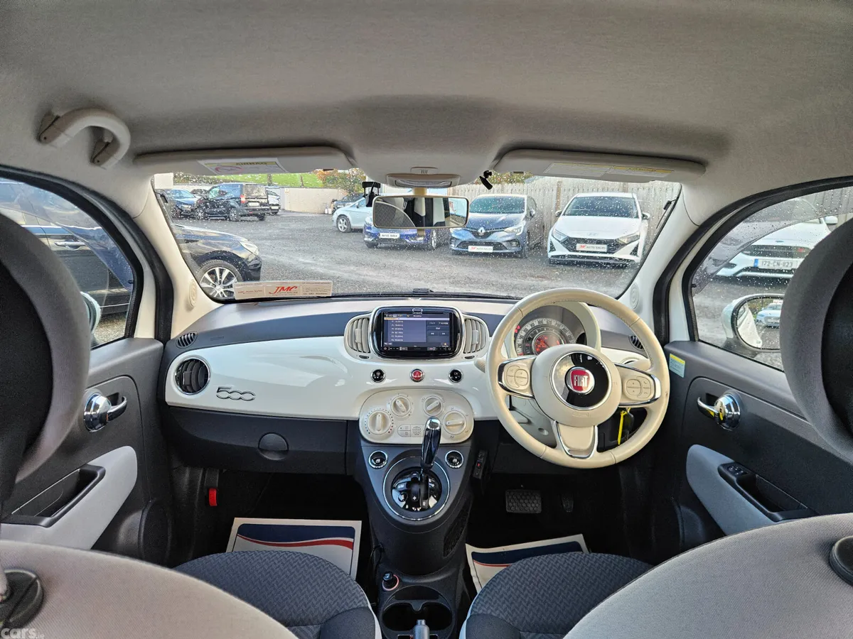 Fiat 500 Hatchback, Petrol, 2018, White