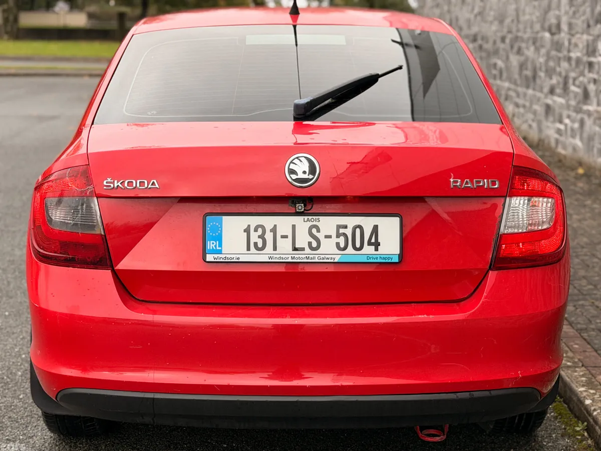 Skoda Rapid Saloon, Petrol, 2013, Red