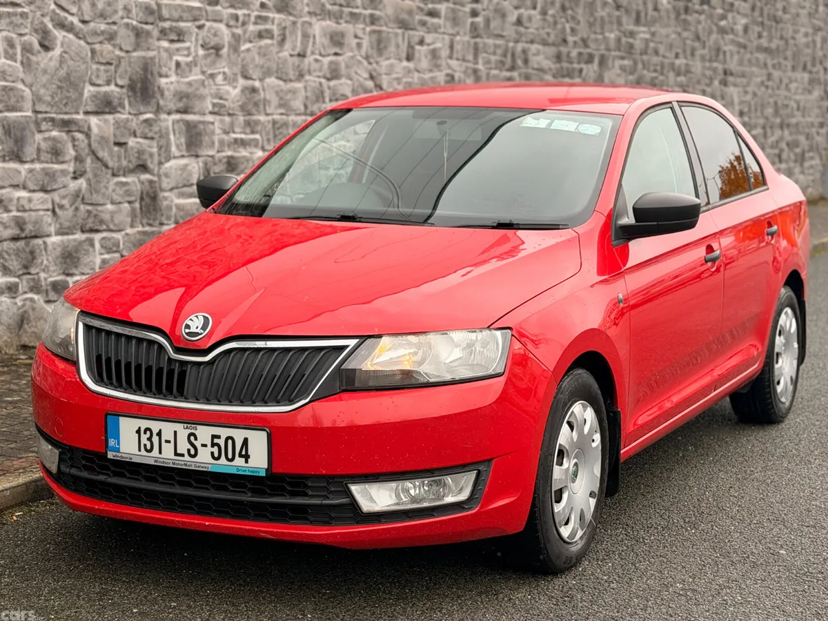 Skoda Rapid Saloon, Petrol, 2013, Red