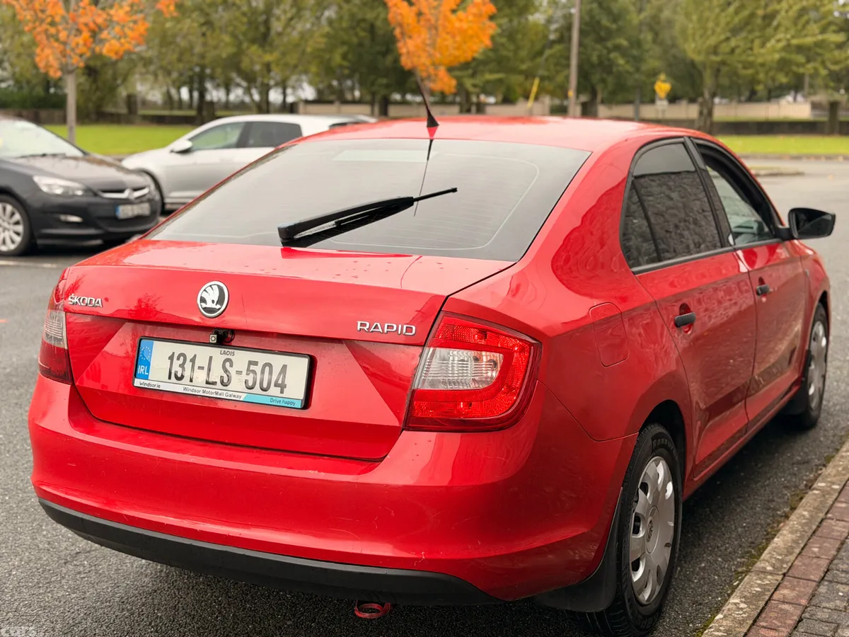 Skoda Rapid Saloon, Petrol, 2013, Red