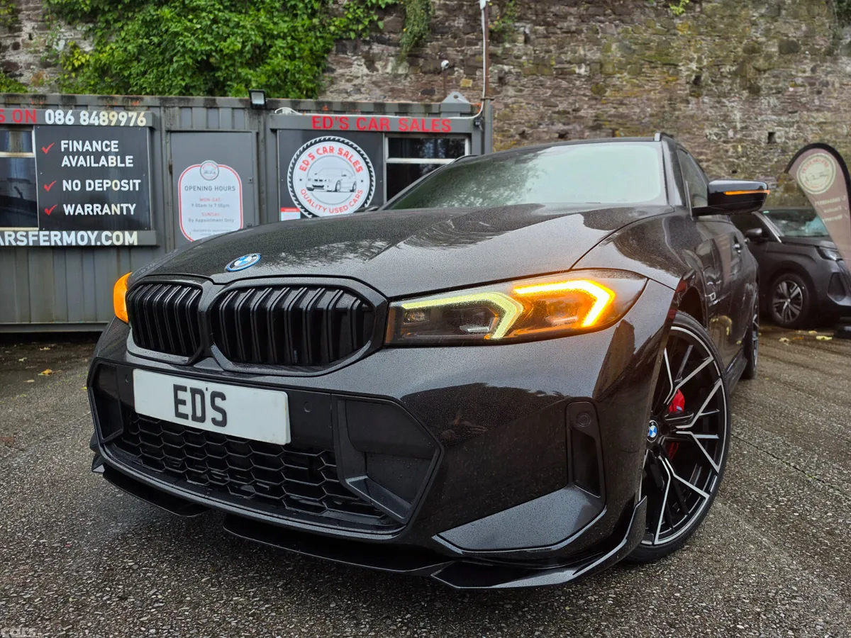 BMW 3-Series Estate, Petrol Hybrid, 2023, Black