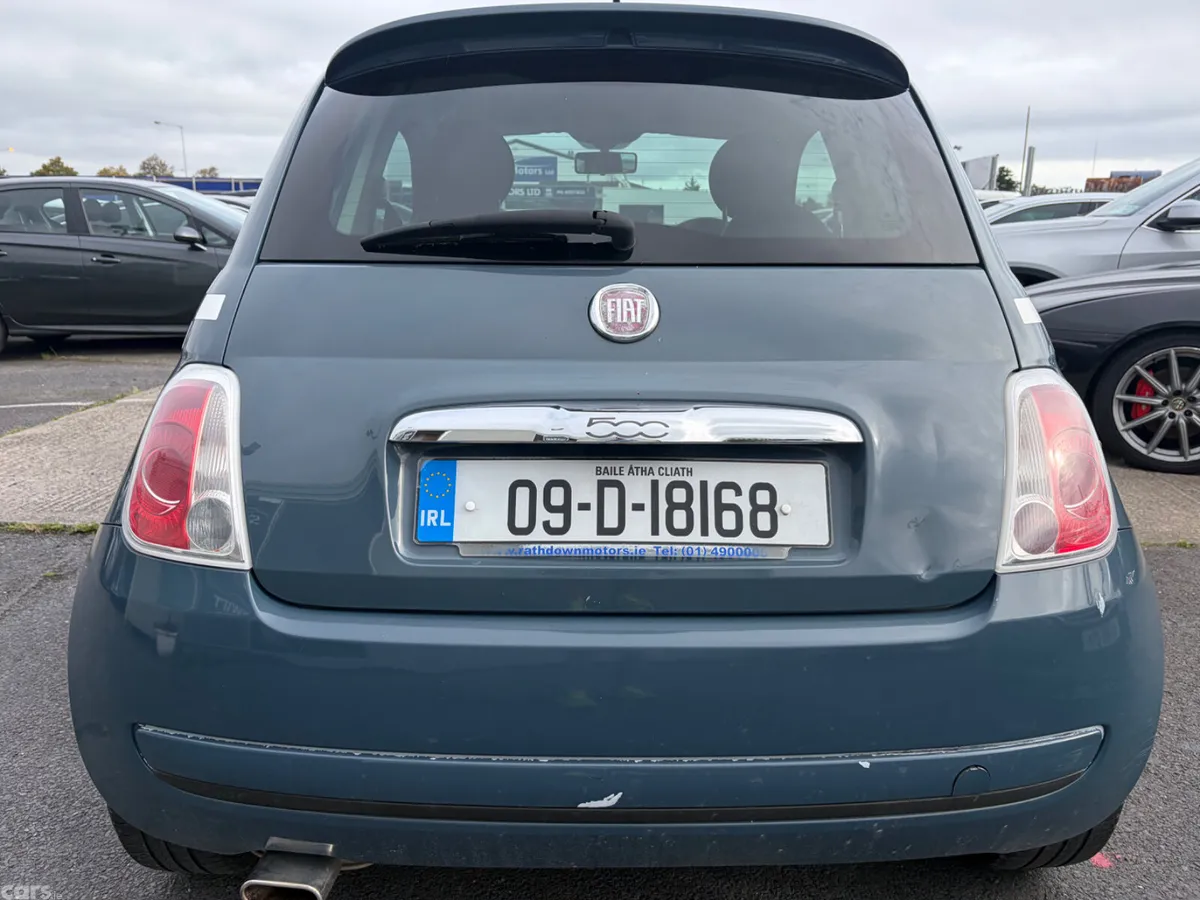 Fiat 500 Hatchback, Petrol, 2009, Blue