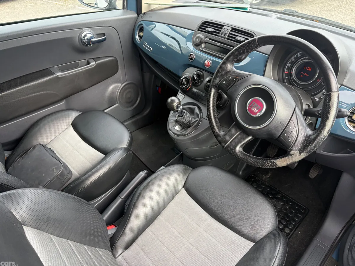 Fiat 500 Hatchback, Petrol, 2009, Blue