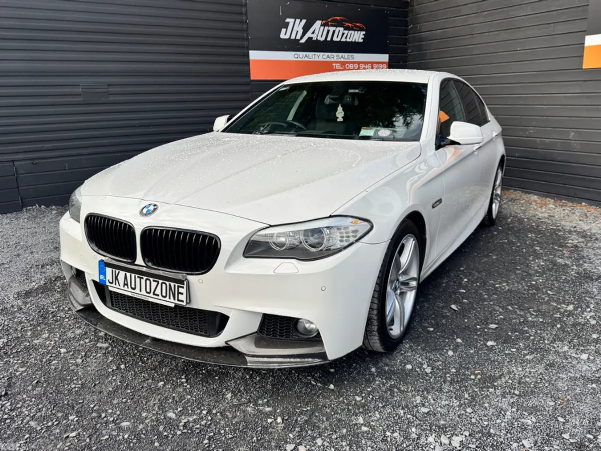 BMW 5-Series Saloon, Diesel, 2013, White