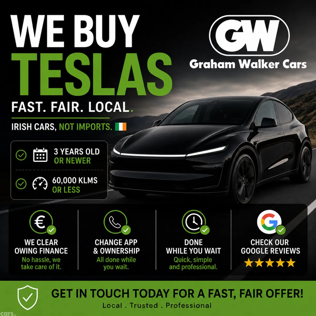Tesla Model Y MPV, Electric, 2023, Black