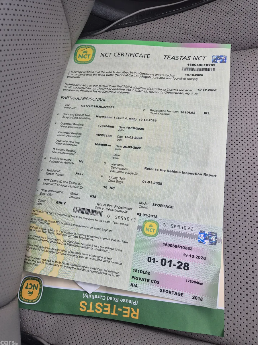 Kia Sportage SUV, Diesel, 2018, Grey