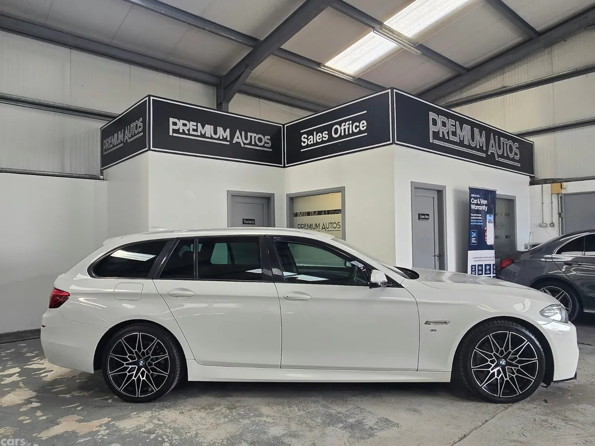 BMW 5-Series Estate, Diesel, 2014, White