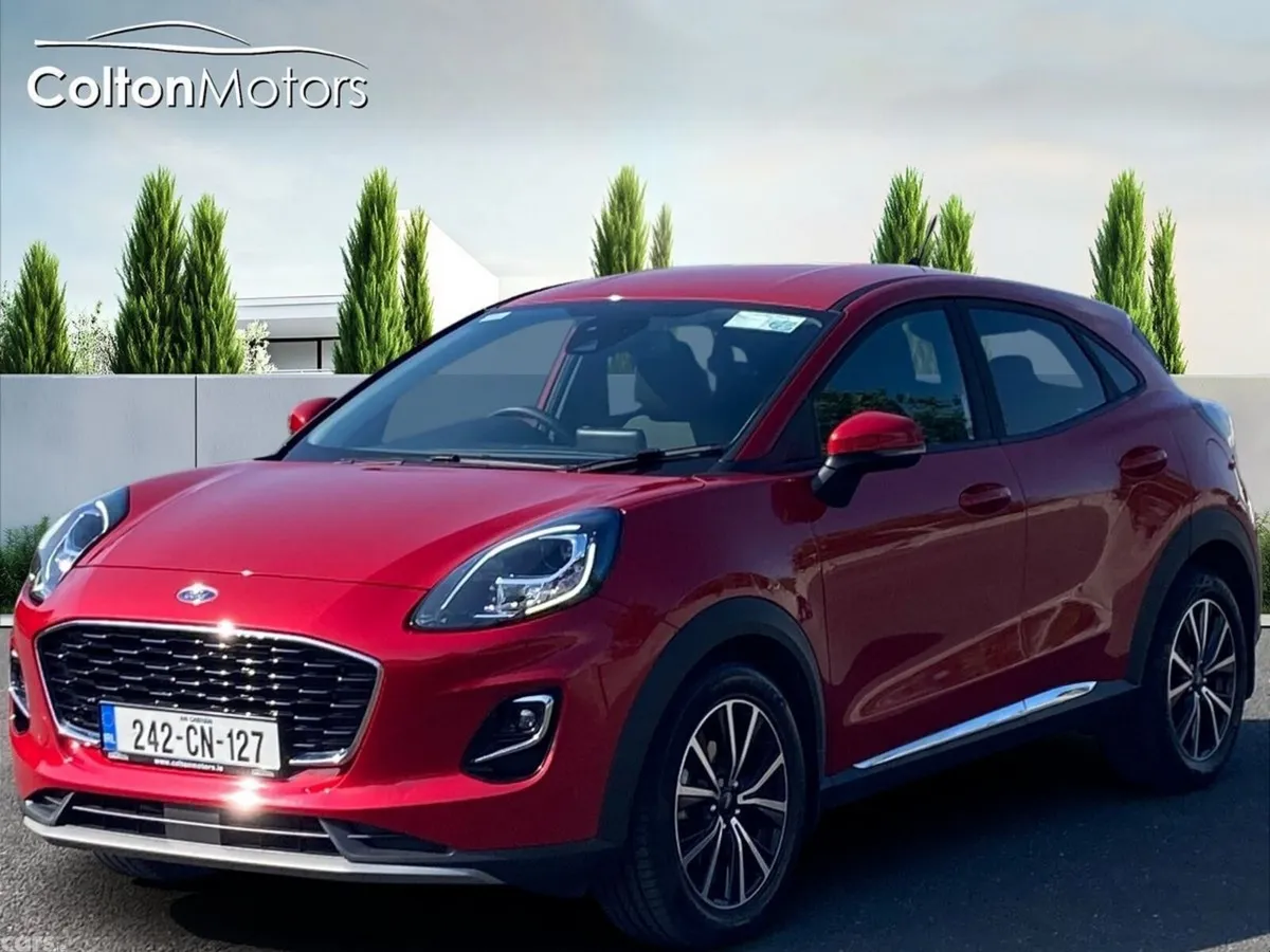 Ford Puma SUV, Petrol Hybrid, 2024, Red