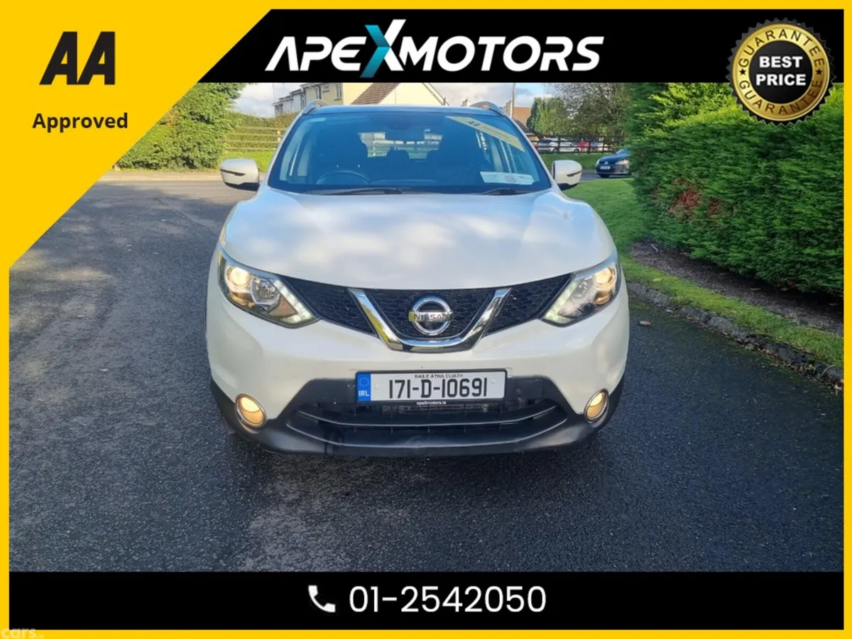 Nissan Qashqai SUV, Petrol, 2017, White