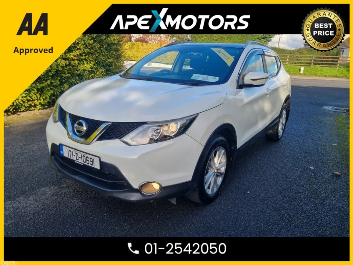 Nissan Qashqai SUV, Petrol, 2017, White