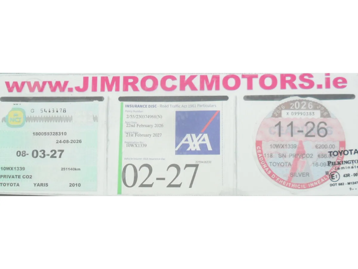 Toyota Yaris Hatchback, Petrol, 2010, Silver