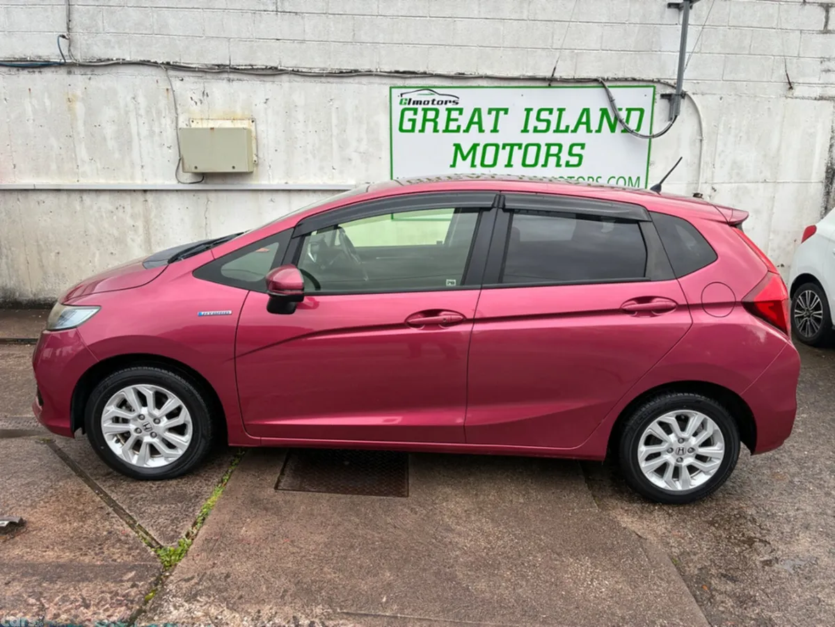 Honda Fit Hatchback, Petrol Hybrid, 2017, Red