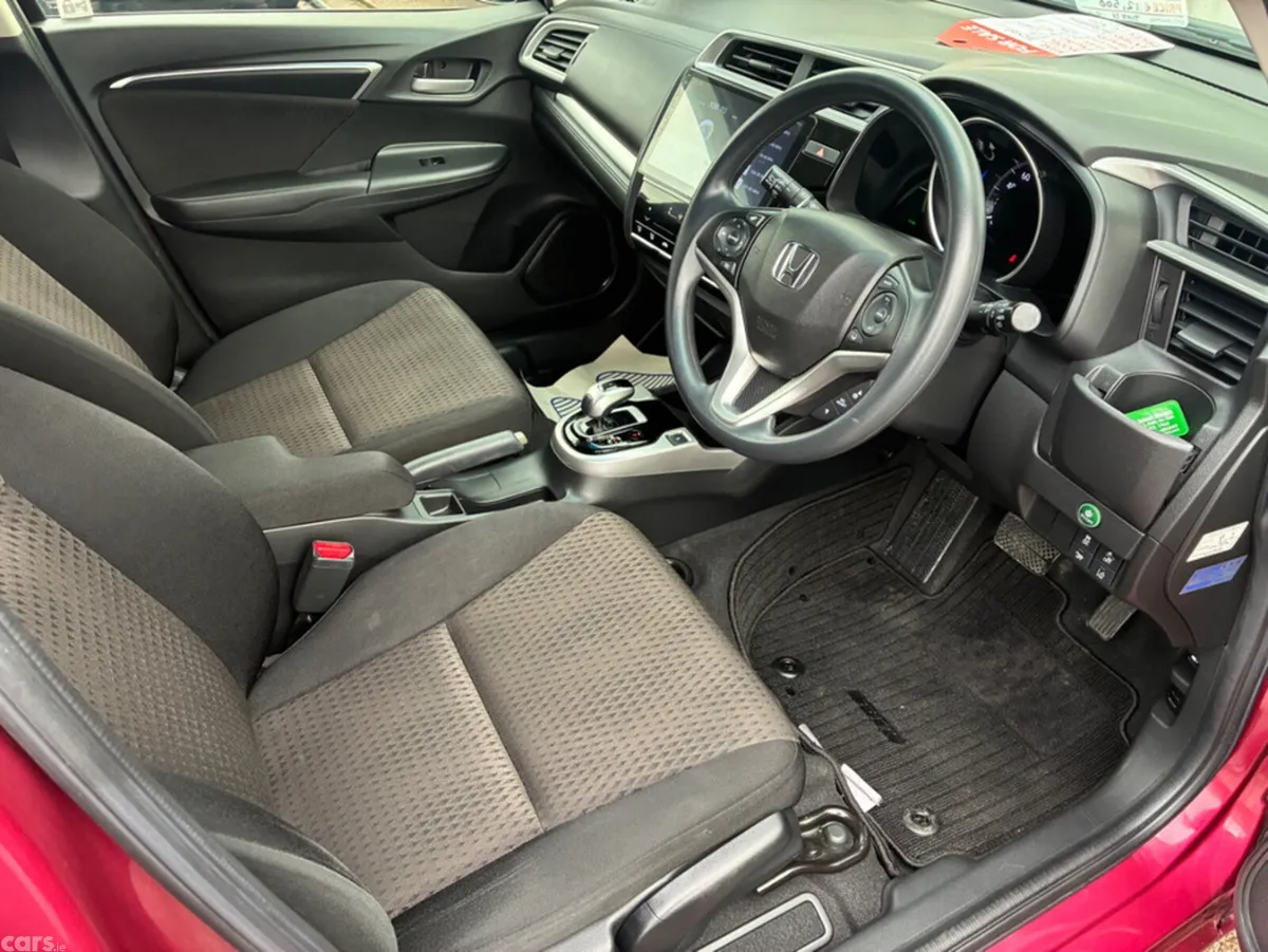 Honda Fit Hatchback, Petrol Hybrid, 2017, Red