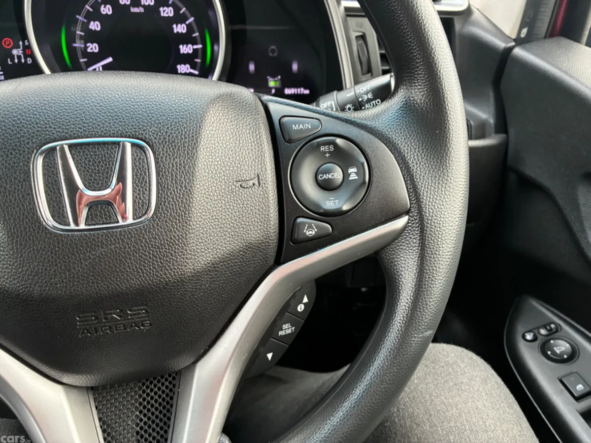 Honda Fit Hatchback, Petrol Hybrid, 2017, Red