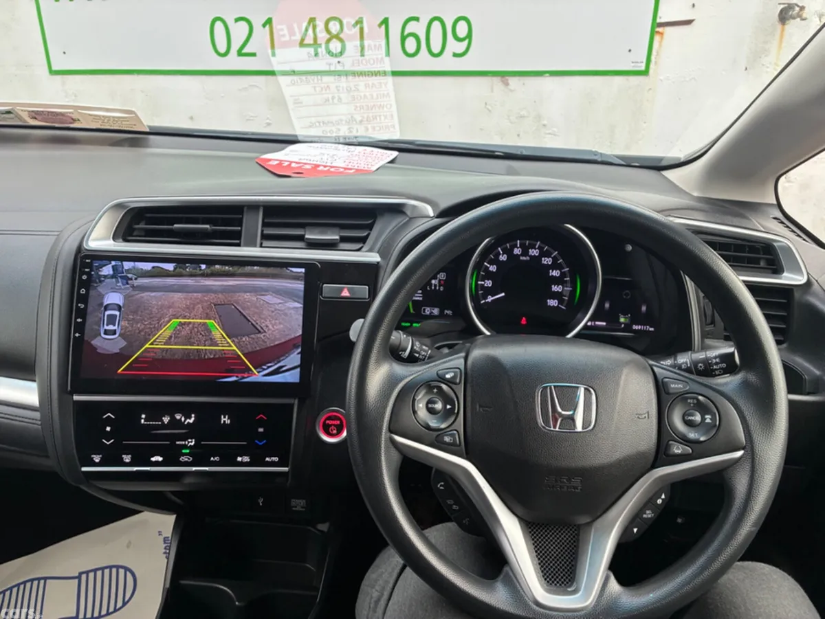 Honda Fit Hatchback, Petrol Hybrid, 2017, Red