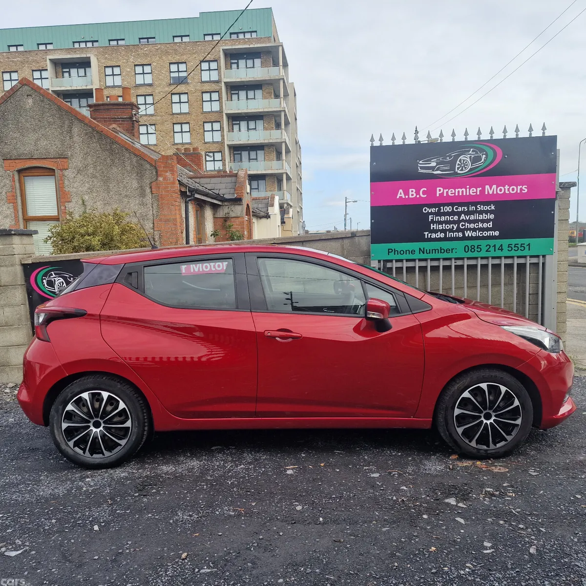 Nissan Micra Hatchback, Petrol, 2021, Red