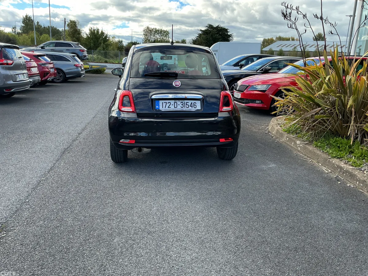 Fiat 500 Hatchback, Petrol, 2017, Black