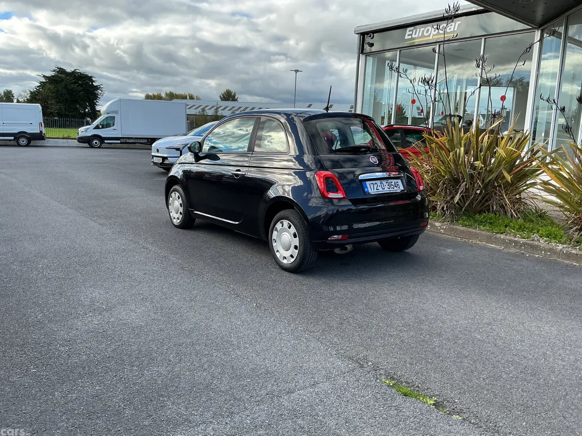 Fiat 500 Hatchback, Petrol, 2017, Black