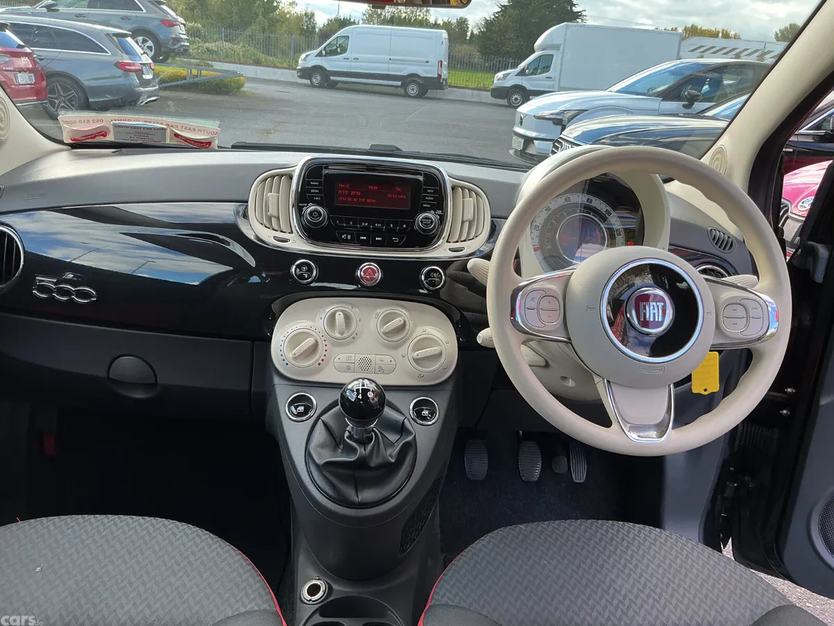 Fiat 500 Hatchback, Petrol, 2017, Black