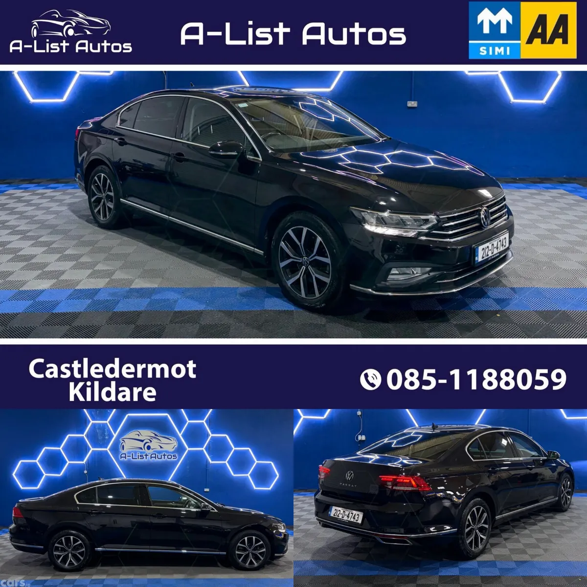 Volkswagen Passat Saloon, Diesel, 2021, Black