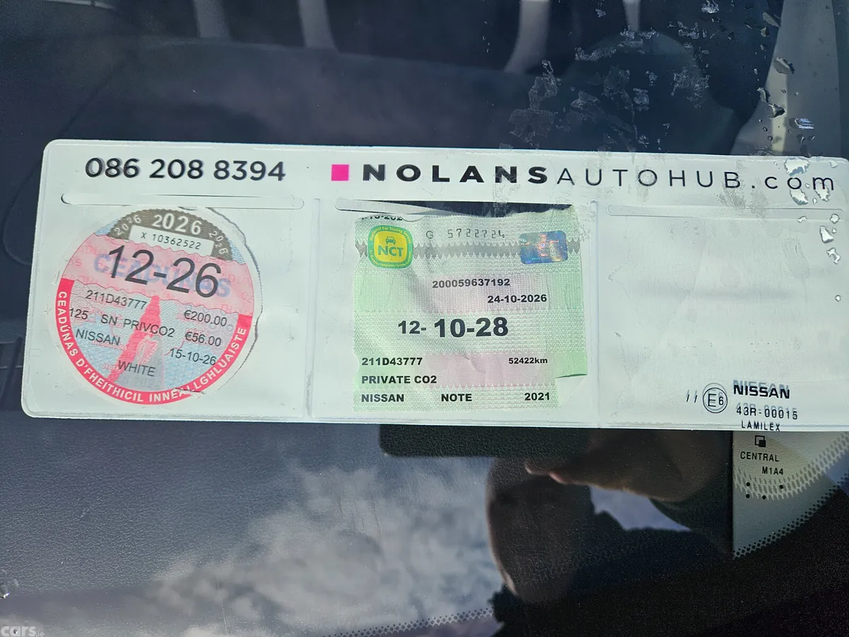 Nissan Note Hatchback, Petrol, 2021, White