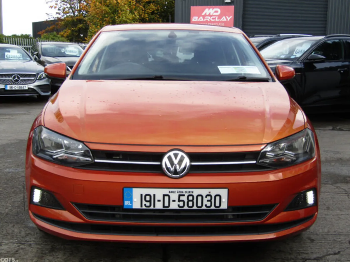 Volkswagen Polo Hatchback, Petrol, 2019, Orange