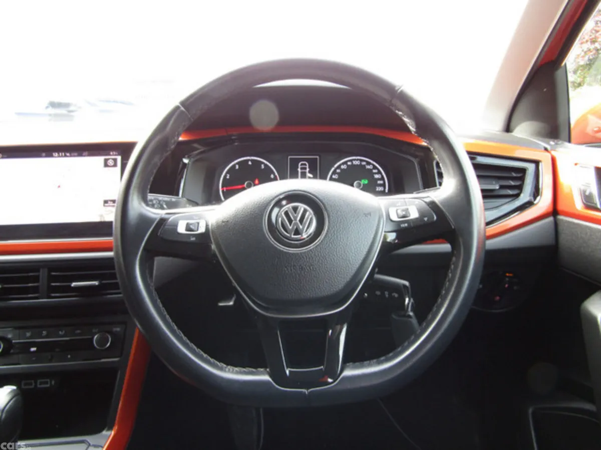 Volkswagen Polo Hatchback, Petrol, 2019, Orange