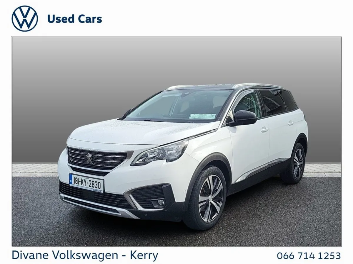 Peugeot 5008 MPV, Diesel, 2018, White