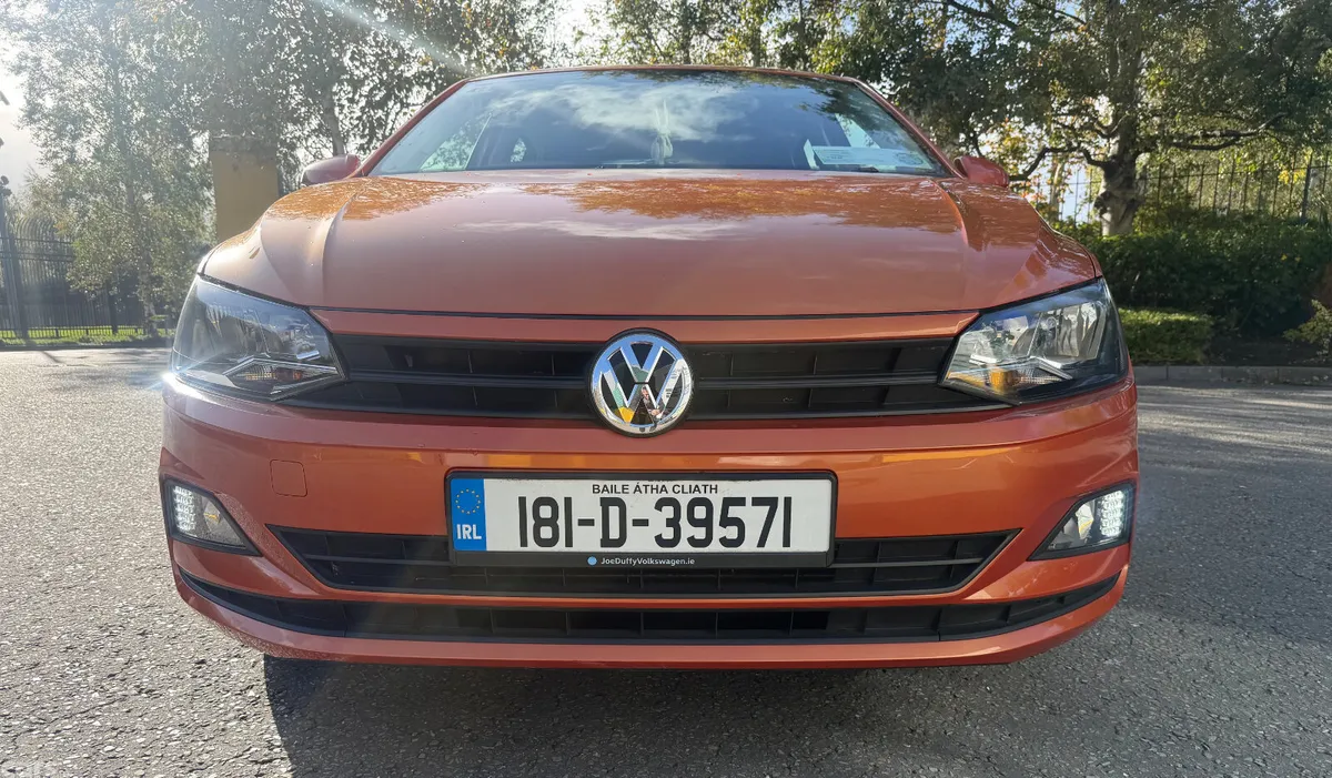 Volkswagen Polo Hatchback, Petrol, 2018, Orange