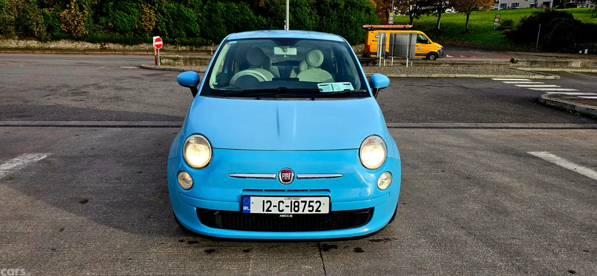 Fiat 500 Hatchback, Petrol, 2012, Blue