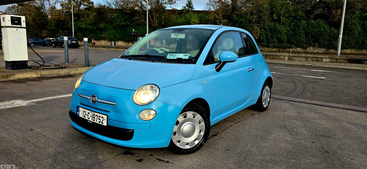 Fiat 500 Hatchback, Petrol, 2012, Blue