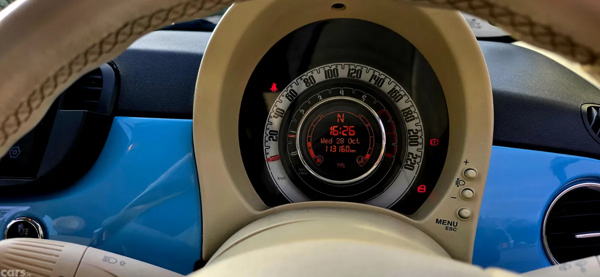 Fiat 500 Hatchback, Petrol, 2012, Blue