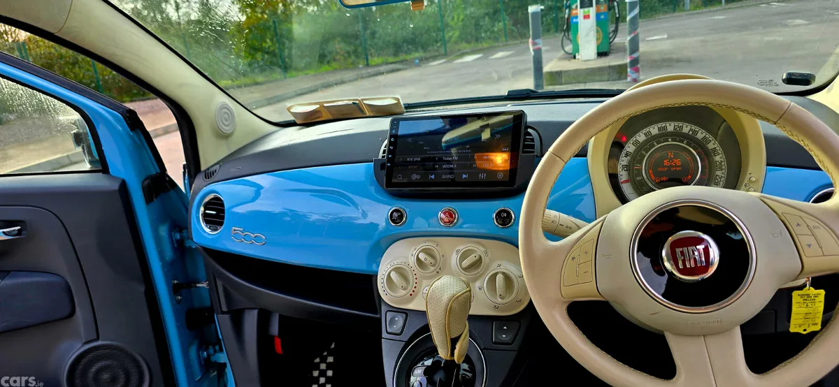 Fiat 500 Hatchback, Petrol, 2012, Blue