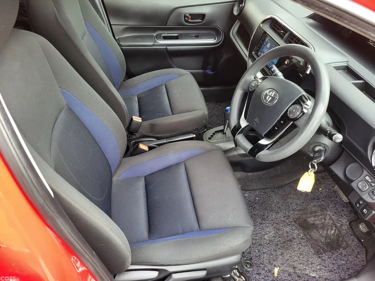Toyota Aqua Hatchback, Petrol Hybrid, 2017, Red