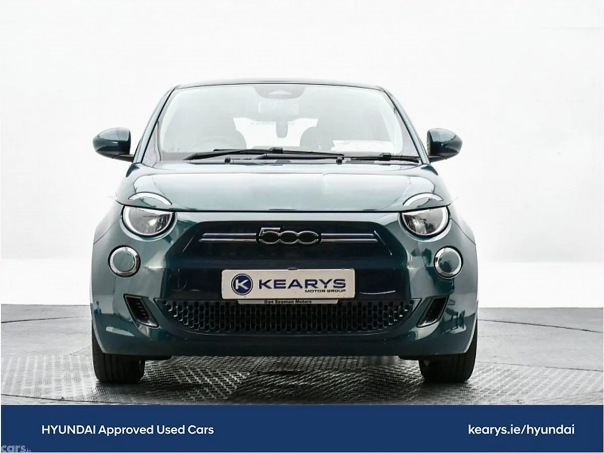 Fiat 500 Hatchback, Electric, 2022, Green