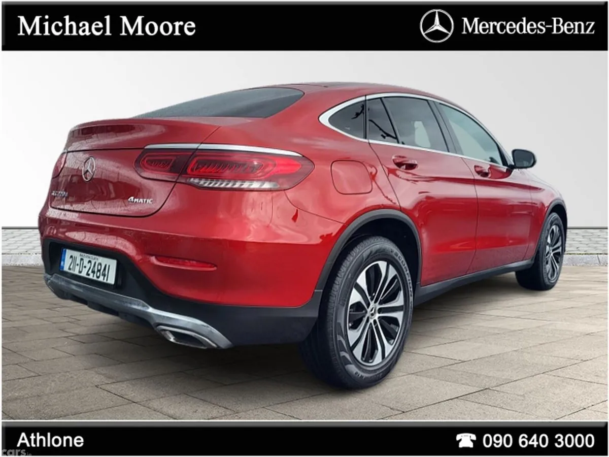 Mercedes-Benz GLC SUV, Diesel, 2021, Red