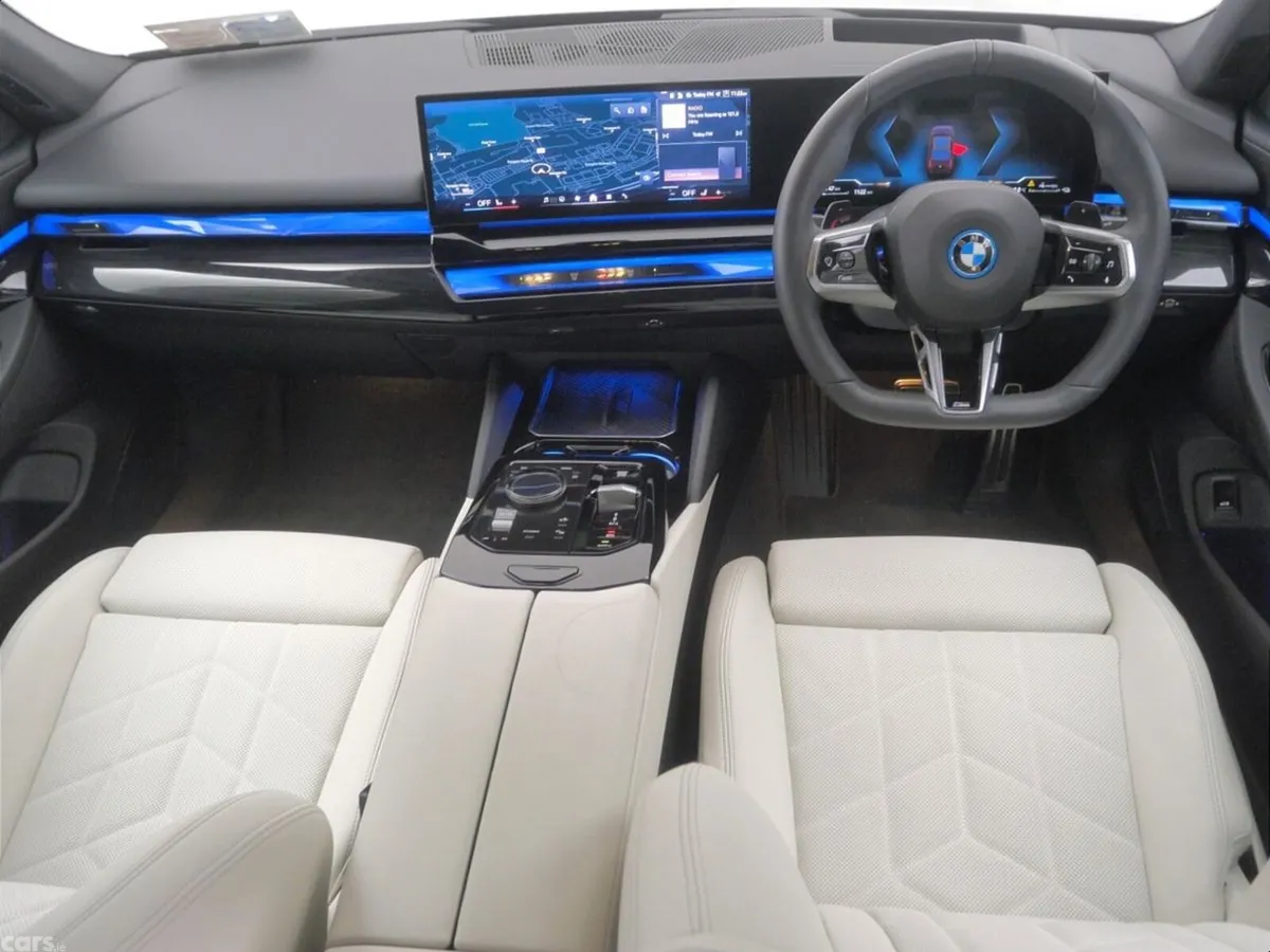 BMW 5-Series Saloon, Petrol Plug-in Hybrid, 2026, Red