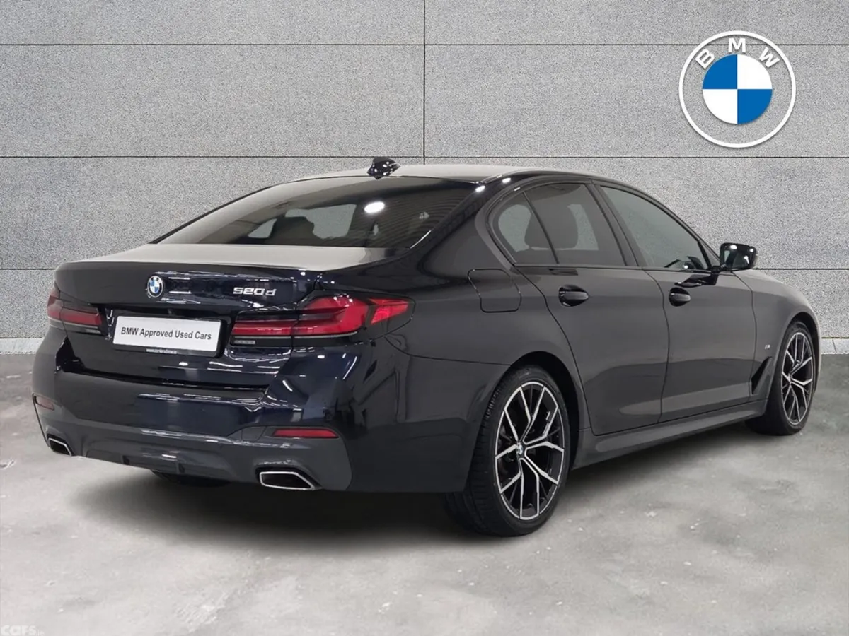BMW 5-Series Saloon, Diesel Hybrid, 2021, Black