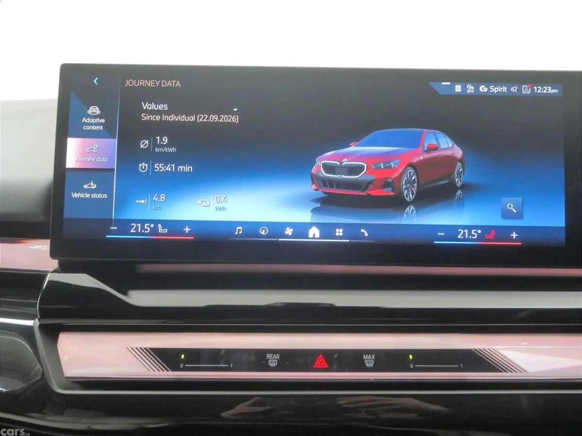 BMW i5 Saloon, Electric, 2024, Red