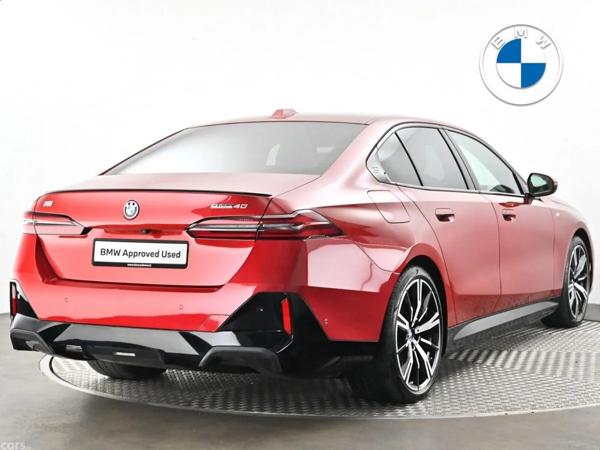 BMW i5 Saloon, Electric, 2024, Red