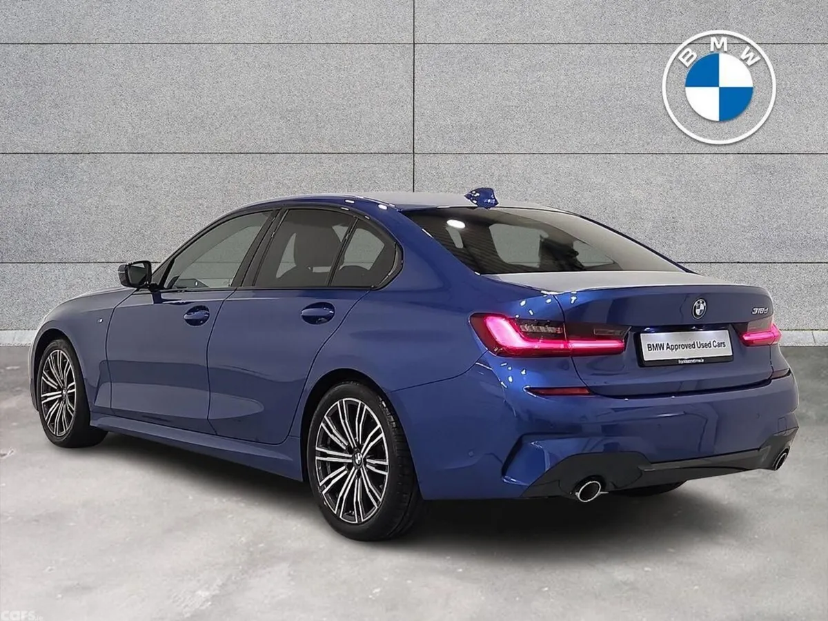 BMW 3-Series Saloon, Diesel Hybrid, 2022, Blue