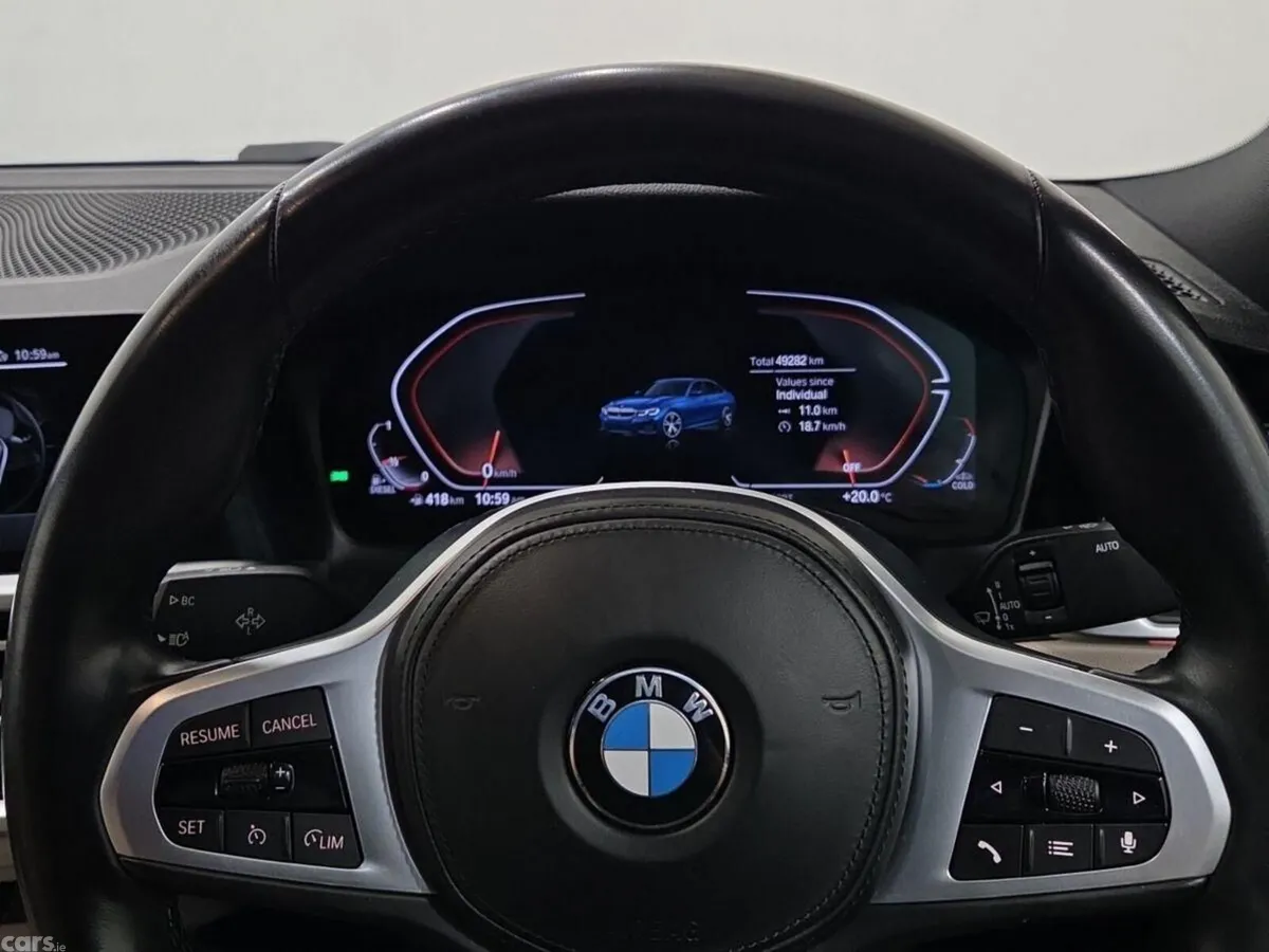 BMW 3-Series Saloon, Diesel Hybrid, 2022, Blue