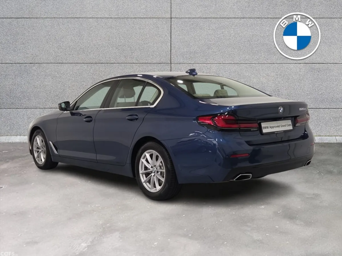 BMW 5-Series Saloon, Diesel Hybrid, 2023, Blue