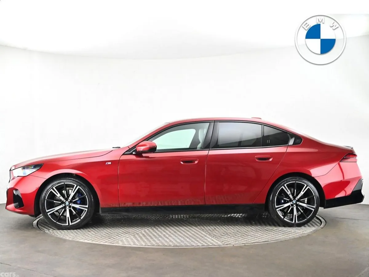 BMW 5-Series Saloon, Petrol Hybrid, 2024, Red