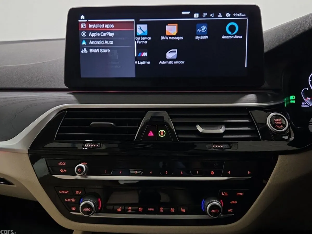 BMW 5-Series Saloon, Diesel Hybrid, 2023, Blue