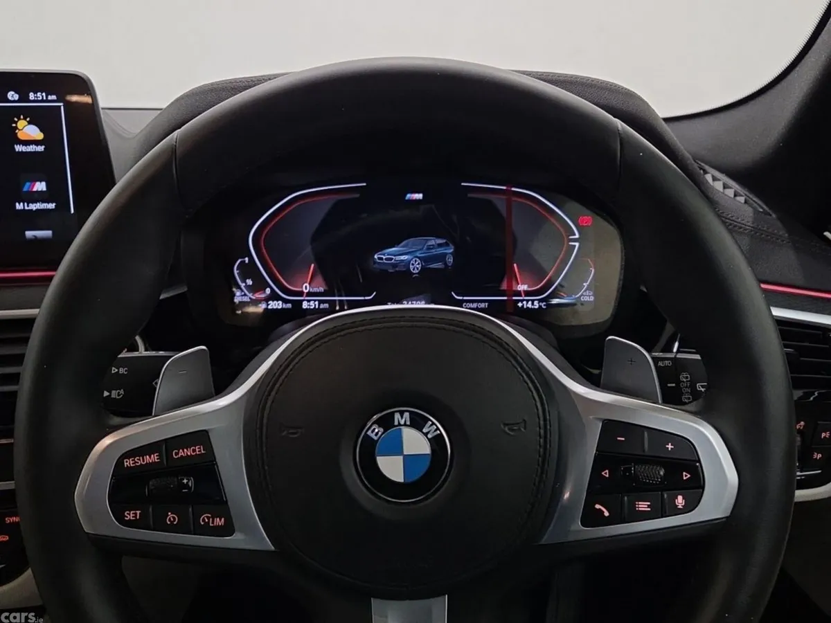 BMW 5-Series Estate, Diesel Hybrid, 2024, Blue