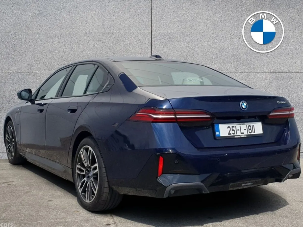 BMW 5-Series Saloon, Petrol Plug-in Hybrid, 2025, Blue