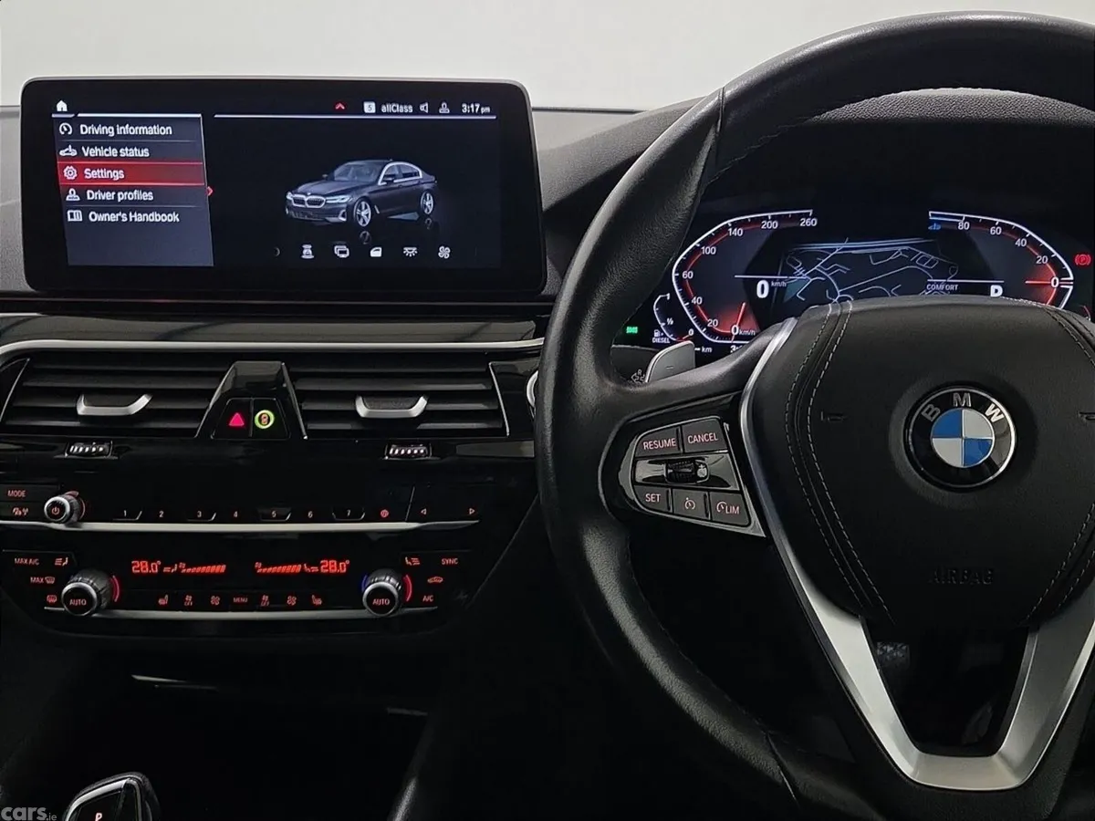 BMW 5-Series Saloon, Diesel Hybrid, 2022, Black
