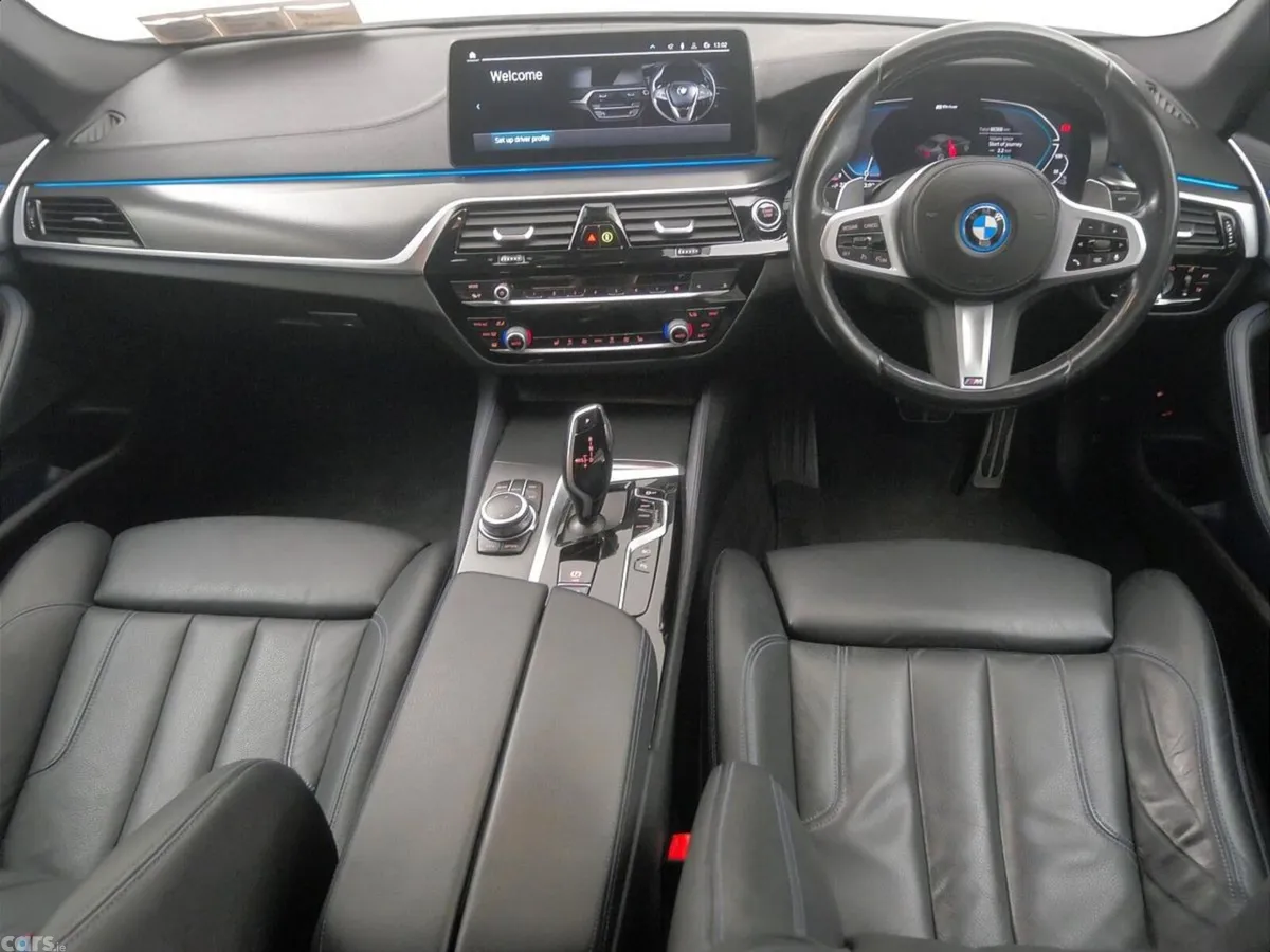 BMW 5-Series Saloon, Petrol Plug-in Hybrid, 2022, White
