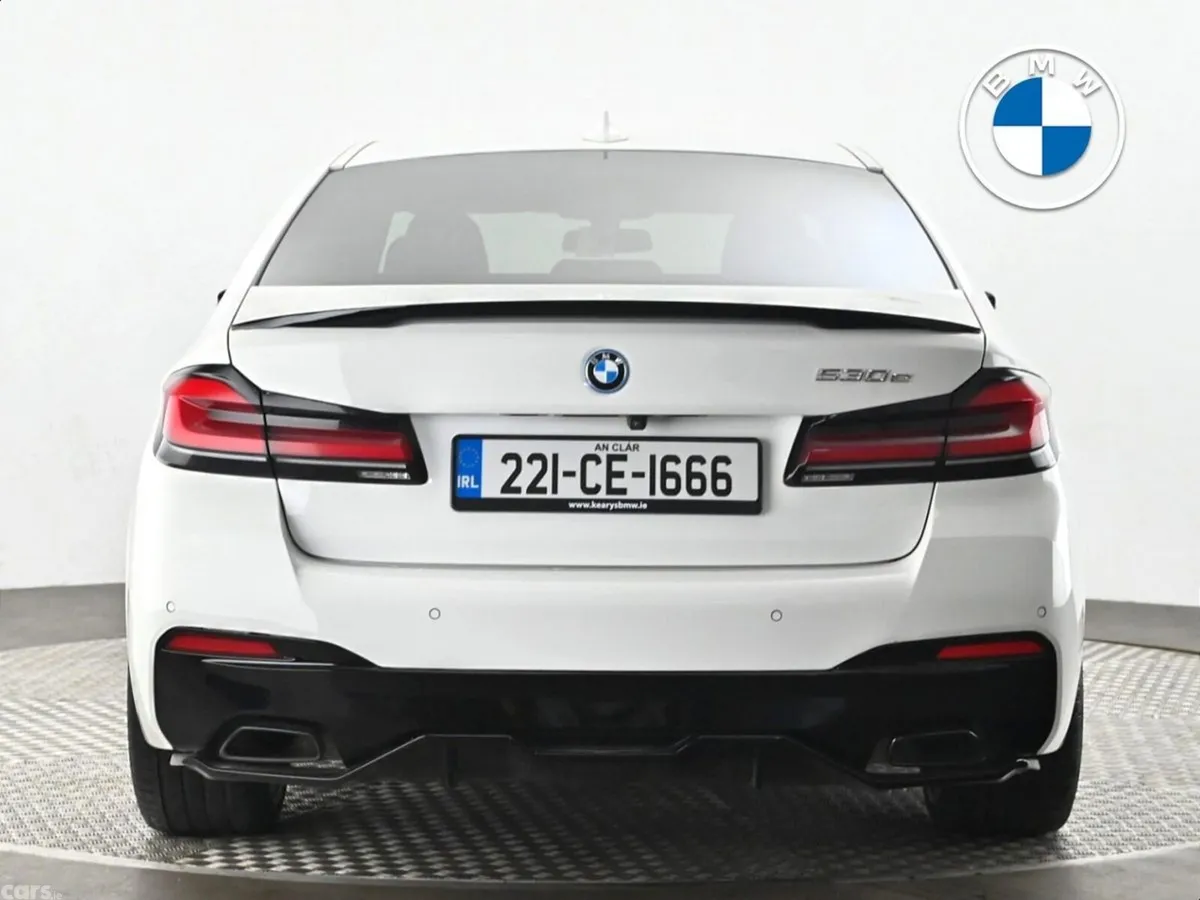 BMW 5-Series Saloon, Petrol Plug-in Hybrid, 2022, White
